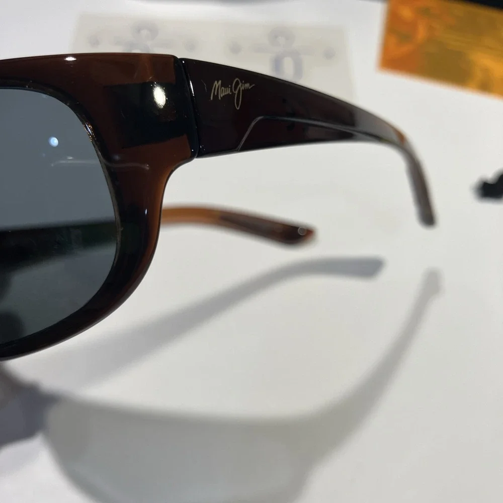 Maui Jim Twin‎ Falls MJ 417-26B Rootbeer Brown 63-18-128 (FRAMES ONLY)